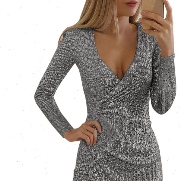 2021 backless gold sequin women dress long sleeve bodycon mini party short dress package hip sheath vestidos, Black;gray
2021 backless gold sequin women dress long sleeve bodycon mini party short dress package hip sheath vestidos, Black;gray
