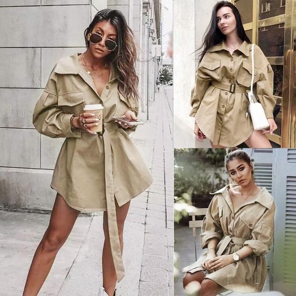 slim fit lapel neck casual fashion single breasted women coat pocket solid with waist belt traveling long sleeve streetwear1, Tan;black
slim fit lapel neck casual fashion single breasted women coat pocket solid with waist belt traveling long sleeve streetwear1, Tan;black