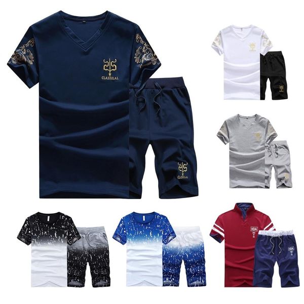 new fashion sportsuit and tee shirt set mens t shirt shorts + short pants men summer tracksuit men casual brand tee shirts 2020, Gray
new fashion sportsuit and tee shirt set mens t shirt shorts + short pants men summer tracksuit men casual brand tee shirts 2020, Gray