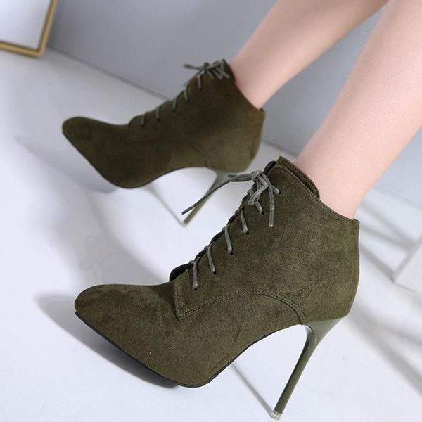 2020 thin high heels elegant shoelaces pointed toe autumn ladies winter shoes woman boots female, Black
2020 thin high heels elegant shoelaces pointed toe autumn ladies winter shoes woman boots female, Black