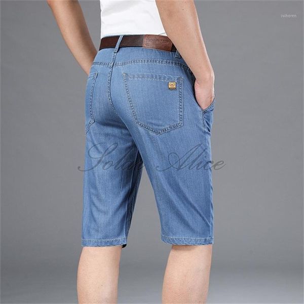 2020 men's summer new straight knee length jeans mid-rise plus size thin business shorts1, Blue
2020 men's summer new straight knee length jeans mid-rise plus size thin business shorts1, Blue