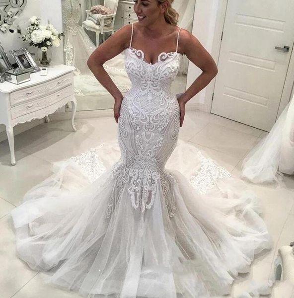 lace mermaid long wedding dresses 2021 appliques ruffles fashion bridal dresses lace up wedding gowns robe de mariee, White
lace mermaid long wedding dresses 2021 appliques ruffles fashion bridal dresses lace up wedding gowns robe de mariee, White