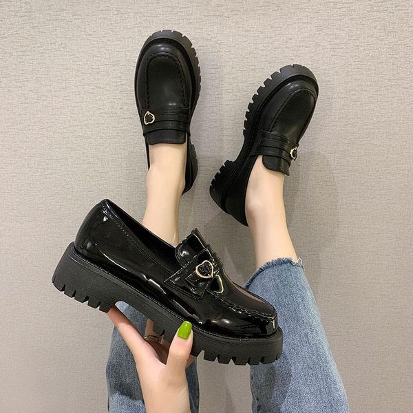 all-match women shoes autumn oxfords women's platform round toe loafers with fur british style casual female sneakers, Black
all-match women shoes autumn oxfords women's platform round toe loafers with fur british style casual female sneakers, Black
