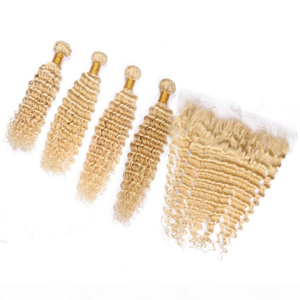 deep wave bleach blonde indian virgin human hair 4pcs bundles deals with frontal #613 blonde 13x4 lace frontal closure with weaves 5pcs lot, Black;brown
deep wave bleach blonde indian virgin human hair 4pcs bundles deals with frontal #613 blonde 13x4 lace frontal closure with weaves 5pcs lot, Black;brown