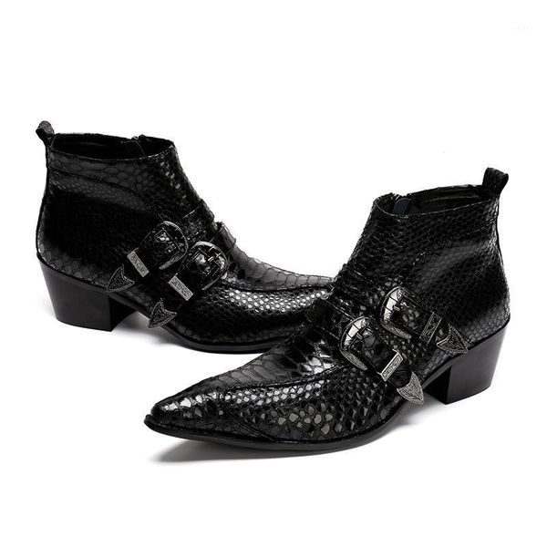 boots charm2021 personalized fashion trend men's leather work pointed short tube zipper high-heeled leisure youth boots1, Black
boots charm2021 personalized fashion trend men's leather work pointed short tube zipper high-heeled leisure youth boots1, Black