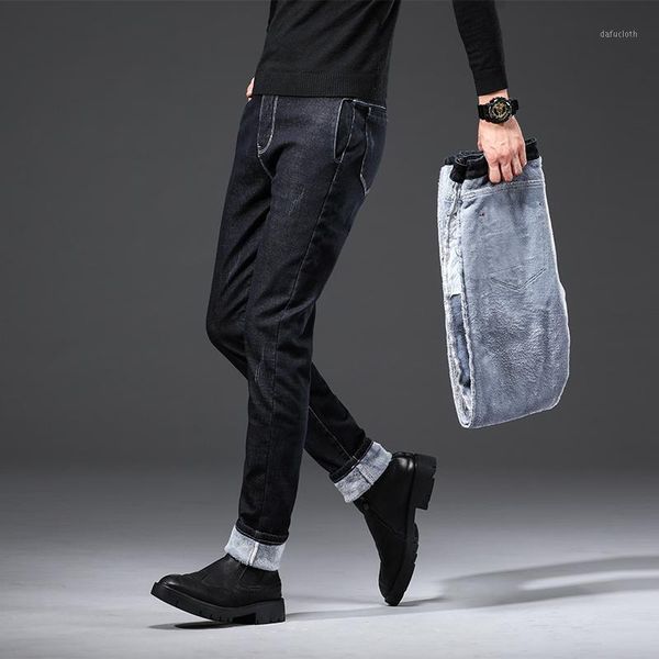 2020 warm jeans blac fleece autumn winter jeans business casual stretch slim thicken fleece classic trousers male1, Blue
2020 warm jeans blac fleece autumn winter jeans business casual stretch slim thicken fleece classic trousers male1, Blue