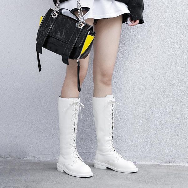 women knee-high winter warm retro boots boots female genuine leather women's with zipper girl winter1, Black
women knee-high winter warm retro boots boots female genuine leather women's with zipper girl winter1, Black