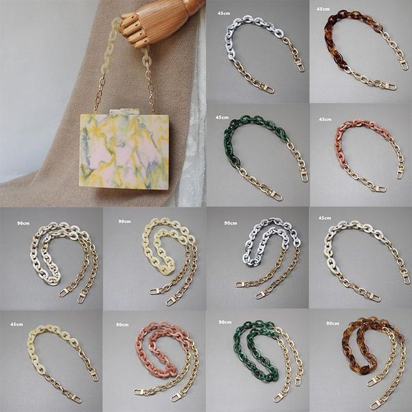 45/90cm detachable shoulder strap acrylic resin handbag chain belts fish bone purse chain strap bands bag accessories, Black
45/90cm detachable shoulder strap acrylic resin handbag chain belts fish bone purse chain strap bands bag accessories, Black