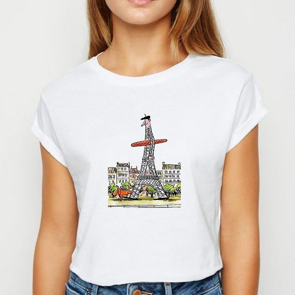plus size paris girls with dog tshirt prevalent spring summer vestidos t shirt women easy matching tee round neck t-shirts, White
plus size paris girls with dog tshirt prevalent spring summer vestidos t shirt women easy matching tee round neck t-shirts, White