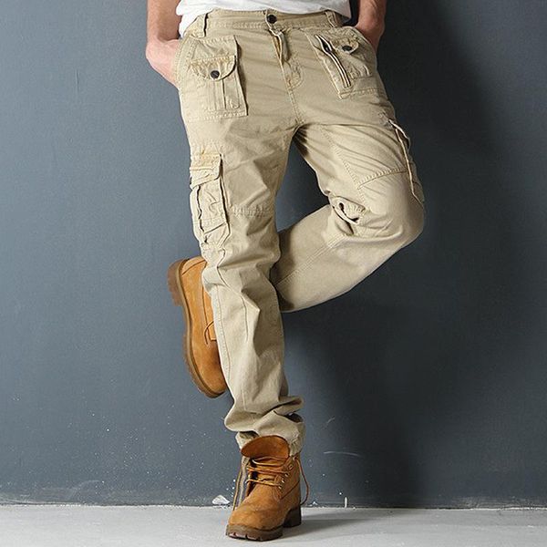 men's pants men multi-pocket tactical camo washed overalls loose cotton male casual cargo trousers plus size 42, Black
men's pants men multi-pocket tactical camo washed overalls loose cotton male casual cargo trousers plus size 42, Black