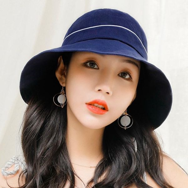 2020 students bucket hat spring japanese-style sun hat fresh sun brimmed fishing, Blue;gray
2020 students bucket hat spring japanese-style sun hat fresh sun brimmed fishing, Blue;gray