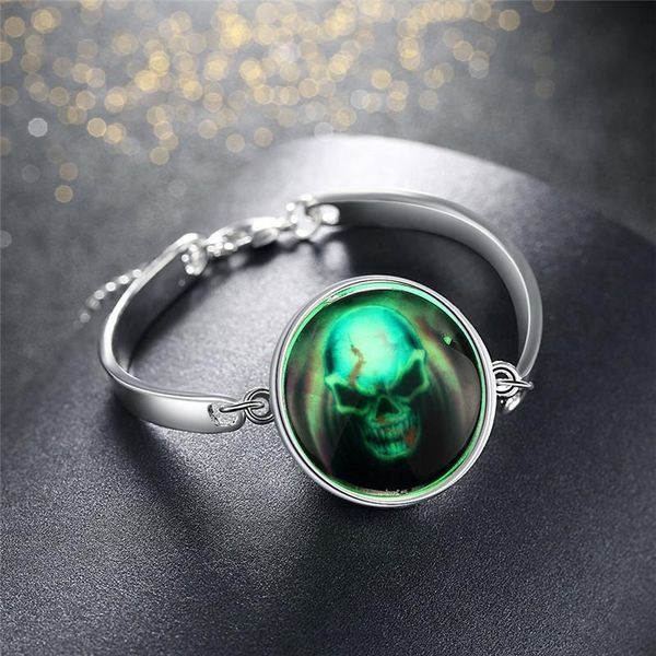 хэллоуин gift glow in the dark glass прохладный череп браслет для женщин мужчины luminous манжета браслеты цвета серебра цепи ювелирных изде, Bronze;silver
хэллоуин gift glow in the dark glass прохладный череп браслет для женщин мужчины luminous манжета браслеты цвета серебра цепи ювелирных изде, Bronze;silver