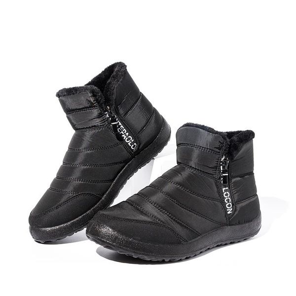 2020 boots women new winter snow boots female warm fur ankle for women shoes wedge heel winter zipper botas mujer, Black
2020 boots women new winter snow boots female warm fur ankle for women shoes wedge heel winter zipper botas mujer, Black