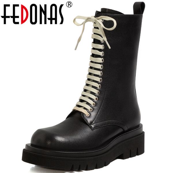 fedonas women fashion winter genuine leather chunky shoes woman heels 2020 office lady basic ankle boots q1104, Black
fedonas women fashion winter genuine leather chunky shoes woman heels 2020 office lady basic ankle boots q1104, Black