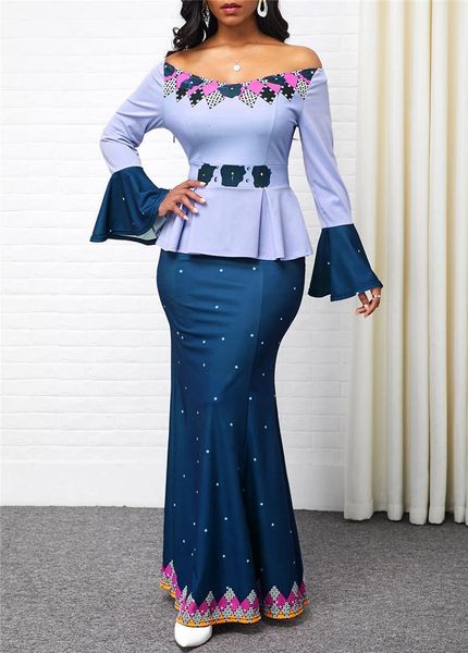 spring summer dress women 2020 elegant slash neck long party dress casual plus size slim print bodycon mermaid maxi dresses, Black;gray
spring summer dress women 2020 elegant slash neck long party dress casual plus size slim print bodycon mermaid maxi dresses, Black;gray