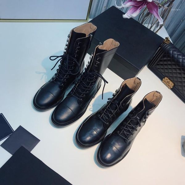 2020 fashion women's boots genuine leather boots for woman round toe lace up ankle luxury design winter size 34-411, Black
2020 fashion women's boots genuine leather boots for woman round toe lace up ankle luxury design winter size 34-411, Black