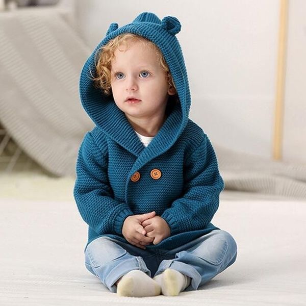 new autumn boys girls knitted cardigan jackets winter infant baby sweaters long sleeve hooded coat kids clothing y200901, Blue
new autumn boys girls knitted cardigan jackets winter infant baby sweaters long sleeve hooded coat kids clothing y200901, Blue