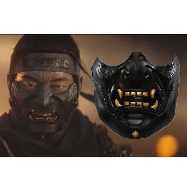 game ghost of tsushima cosplay kamakura samurai mask halloween latex half face masks halloween carnival horror costume props
game ghost of tsushima cosplay kamakura samurai mask halloween latex half face masks halloween carnival horror costume props