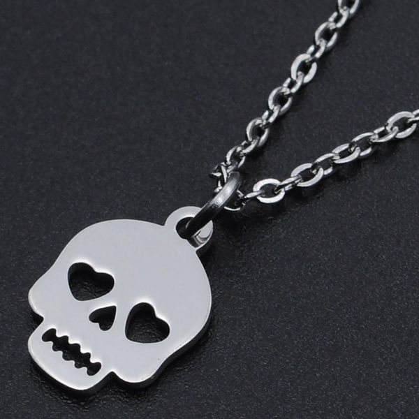 sugar skull stainless steel charm necklace for women accept oem order dainty steel necklaces dropshipping wholesale wmtkzr, Bronze;silver
sugar skull stainless steel charm necklace for women accept oem order dainty steel necklaces dropshipping wholesale wmtkzr, Bronze;silver