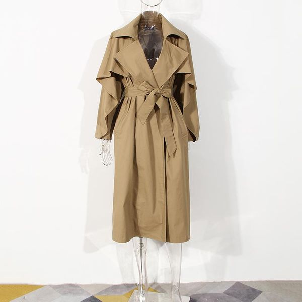seebeautiful large size windbreaker lapel long sleeve covered button lace up bow trench coat new fashion 2021 autumn women m125, Tan;black
seebeautiful large size windbreaker lapel long sleeve covered button lace up bow trench coat new fashion 2021 autumn women m125, Tan;black