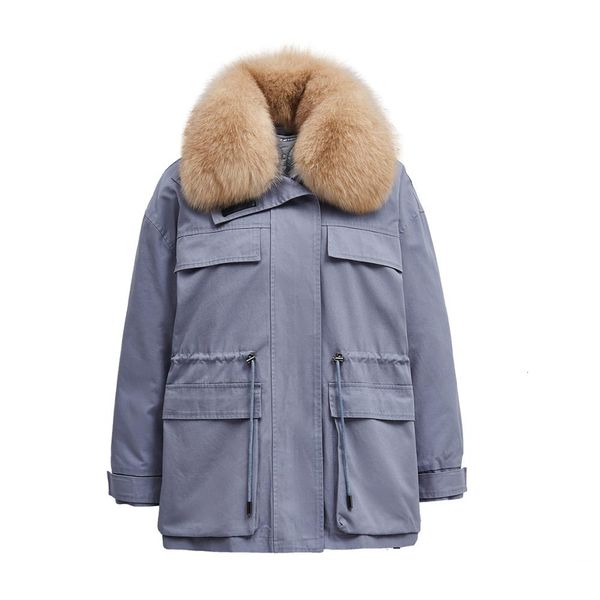 2021 new thick midi length real fox fur collar women warm coat white duck dwon inner winter clothes feminino i1kq, Black;brown
2021 new thick midi length real fox fur collar women warm coat white duck dwon inner winter clothes feminino i1kq, Black;brown