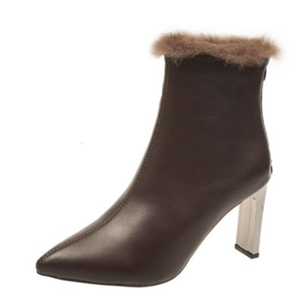 new winter 2021 of women shoes woman high heels pointed to leather back zip short skin boots e25r, Black
new winter 2021 of women shoes woman high heels pointed to leather back zip short skin boots e25r, Black