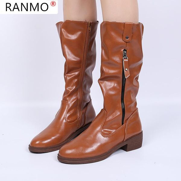 2020 new women buckle boots mid-calf high women fashion winter retro warm zipper boots for woman shoes fashion botas mujer, Black
2020 new women buckle boots mid-calf high women fashion winter retro warm zipper boots for woman shoes fashion botas mujer, Black
