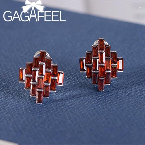 gagafeel new 925 sterling silver red zircon earrings geometric hoop earrings for women ladies silver jewelry1, Golden;silver
gagafeel new 925 sterling silver red zircon earrings geometric hoop earrings for women ladies silver jewelry1, Golden;silver