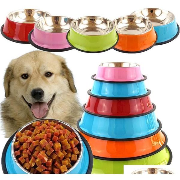 dog bowls stainless steel puppy dog feeder feeding food water dish bowl pet dogs cat new dog bow sqcsrw pets2010
dog bowls stainless steel puppy dog feeder feeding food water dish bowl pet dogs cat new dog bow sqcsrw pets2010