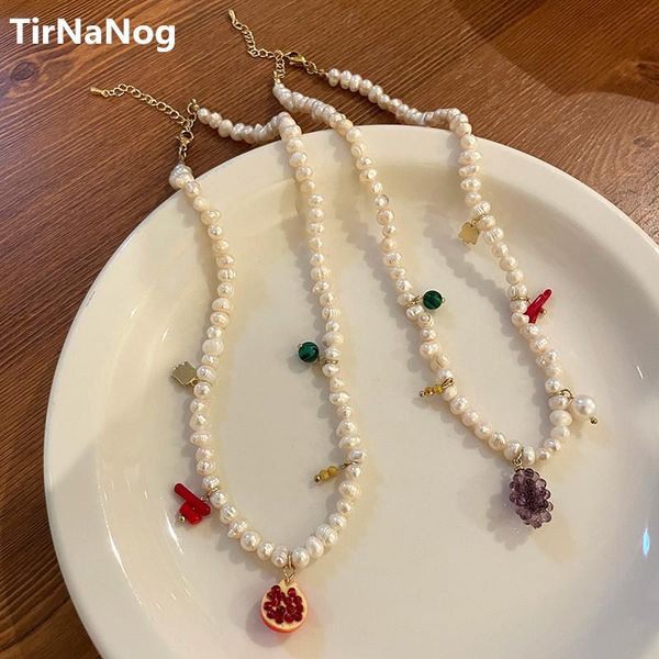 pendant necklaces han edition baroque freshwater pearl necklace lovely sweet pomegranate fruit grapes chain of clavicle, Silver
pendant necklaces han edition baroque freshwater pearl necklace lovely sweet pomegranate fruit grapes chain of clavicle, Silver