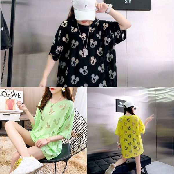 dw454 cartoonhollowed out t-shirt ins sleeve sleeve women's sq korean enlarged size women's coat long loose mid t-shirt short shor, White
dw454 cartoonhollowed out t-shirt ins sleeve sleeve women's sq korean enlarged size women's coat long loose mid t-shirt short shor, White
