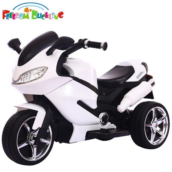 2020 Children's Electric Motorcycle, Kids Tricycle, 2-5-8 Years Old Male And Female Baby Charging Remote Control Toy Car Can Sit