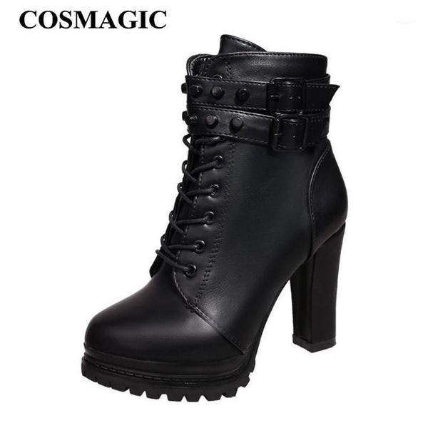 boots cosmagic 2021 winter women rivets buckle ankle motorcycle super high heel black zipper gothic punk botas mujer1
boots cosmagic 2021 winter women rivets buckle ankle motorcycle super high heel black zipper gothic punk botas mujer1