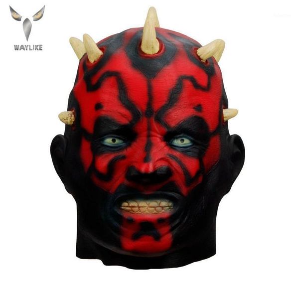 waylike latex star movie darth maul mask scary horror halloween masquerade wars mask for cosplay party costume1 
waylike latex star movie darth maul mask scary horror halloween masquerade wars mask for cosplay party costume1