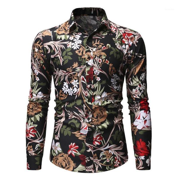 men's casual shirts spring fashion men's shirt print button-down long sleeve floral thick standard-fit dropship1, White;black
men's casual shirts spring fashion men's shirt print button-down long sleeve floral thick standard-fit dropship1, White;black