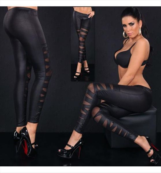 lady cross band fake leather pants elastic leggings black hallow out capris party night bar costomes stripe trousers
lady cross band fake leather pants elastic leggings black hallow out capris party night bar costomes stripe trousers
