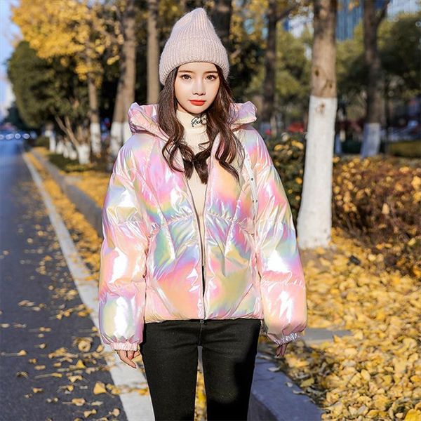 2020 new winter jacket coats women parkas hooded glossy down cotton jacket warm casual parka padded cotton coat female p1062, Black
2020 new winter jacket coats women parkas hooded glossy down cotton jacket warm casual parka padded cotton coat female p1062, Black