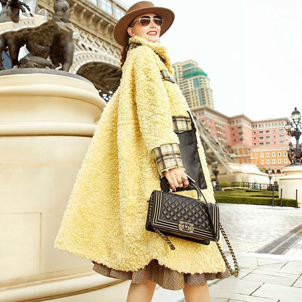 real fur coat female 100% wool jacket autumn winter coat women clothes 2020 korean vintage sheep shearling fur zt40921, Black
real fur coat female 100% wool jacket autumn winter coat women clothes 2020 korean vintage sheep shearling fur zt40921, Black