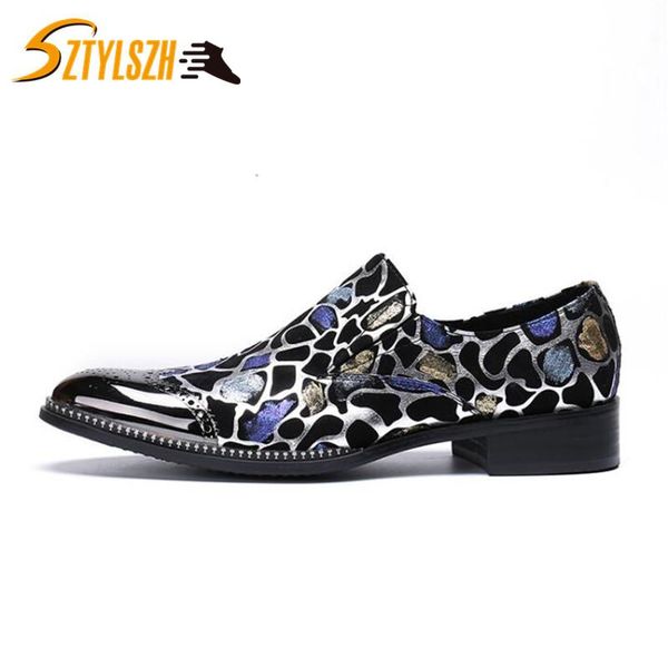 men formal shoes fashion leather pointed toe high heels wedding groom print heighten shoes party nightclub oxfords, Black
men formal shoes fashion leather pointed toe high heels wedding groom print heighten shoes party nightclub oxfords, Black