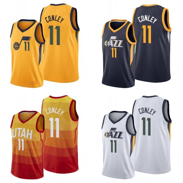 utah jazz men mike conley basketball jersey, Black