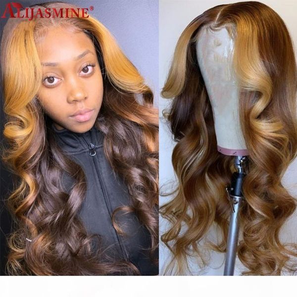 4 27 ombre brown wig brazilian remy body wave lace front wig colored 13x4 lace front human hair wigs for black women, Black;brown
4 27 ombre brown wig brazilian remy body wave lace front wig colored 13x4 lace front human hair wigs for black women, Black;brown