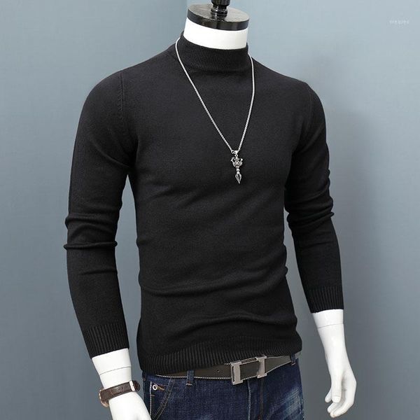 arcsinx wool sweater men fashion long sleeve fitness pull homme winter solid color slim fit half turtleneck men pullover1, White;black 
arcsinx wool sweater men fashion long sleeve fitness pull homme winter solid color slim fit half turtleneck men pullover1, White;black