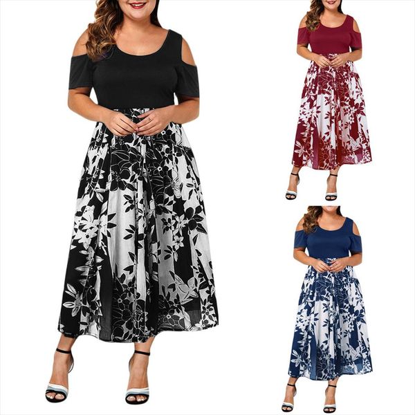 летние платья женщины 2019 халат ф vestidos де verano повседневный плюс размера o-образный вырез печати сшивания -плечий с коротким рукавом, Black;gray
летние платья женщины 2019 халат ф vestidos де verano повседневный плюс размера o-образный вырез печати сшивания -плечий с коротким рукавом, Black;gray