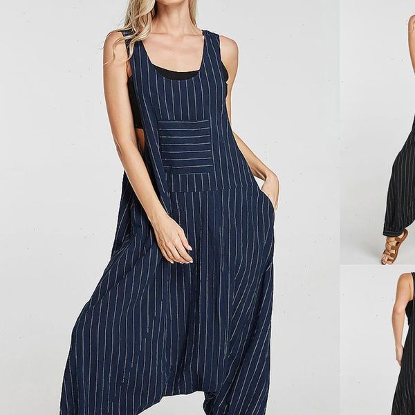 30h jump suit women casual loose stripe print playsuit drop crotch jumpsuit overall pocket oversized bodysuit dropshipping, Black;white
30h jump suit women casual loose stripe print playsuit drop crotch jumpsuit overall pocket oversized bodysuit dropshipping, Black;white