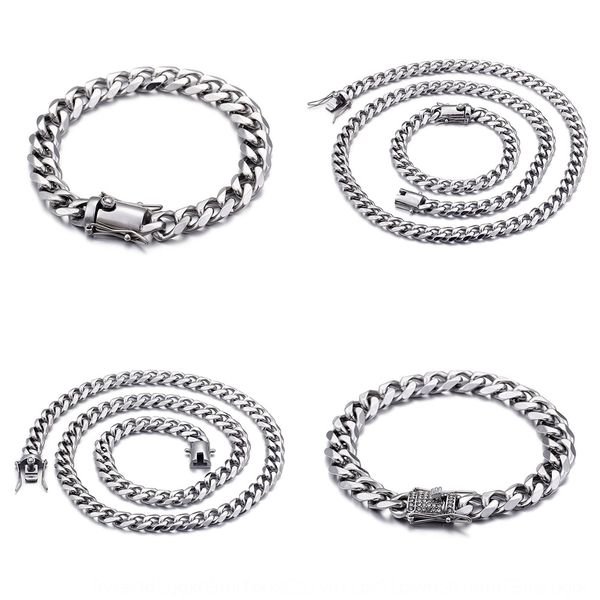 hip hop hip hop accessories titanium steel cz zircon 13mm men's bracelet cuba chain accessories necklace bracelet necklace h7iy6, Golden;silver
hip hop hip hop accessories titanium steel cz zircon 13mm men's bracelet cuba chain accessories necklace bracelet necklace h7iy6, Golden;silver