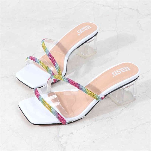 shoes sandálias dress femininas de pvc arco-Ãris, sapatos casuais confortáveis salto quadrado cristalino transparente clqz, Black
shoes sandálias dress femininas de pvc arco-Ãris, sapatos casuais confortáveis salto quadrado cristalino transparente clqz, Black