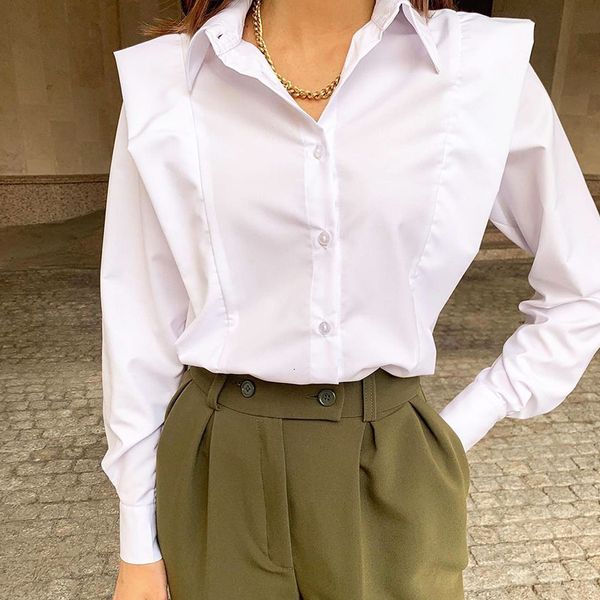 2021 new women spring ruffles office white blouses casual solid long sleeve work female single-breasted blue chic shirt 46nv
2021 new women spring ruffles office white blouses casual solid long sleeve work female single-breasted blue chic shirt 46nv