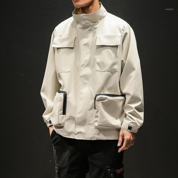 2019 new casual cargo coat men's jackets bag solid loose men's jackets man's tactical clothing mate m -5xl1, Black;brown
2019 new casual cargo coat men's jackets bag solid loose men's jackets man's tactical clothing mate m -5xl1, Black;brown