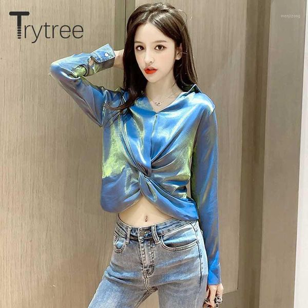 trytree 2020 spring autumn women casual v-neck blouse solid 2 solid temperament show belly button fashion elegant blouse 1, White
trytree 2020 spring autumn women casual v-neck blouse solid 2 solid temperament show belly button fashion elegant blouse 1, White