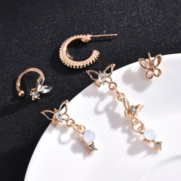 stud 2021 fashion temperament personality resin butterfly earrings ear clip ring 5 piece set of jewelry, Golden;silver
stud 2021 fashion temperament personality resin butterfly earrings ear clip ring 5 piece set of jewelry, Golden;silver